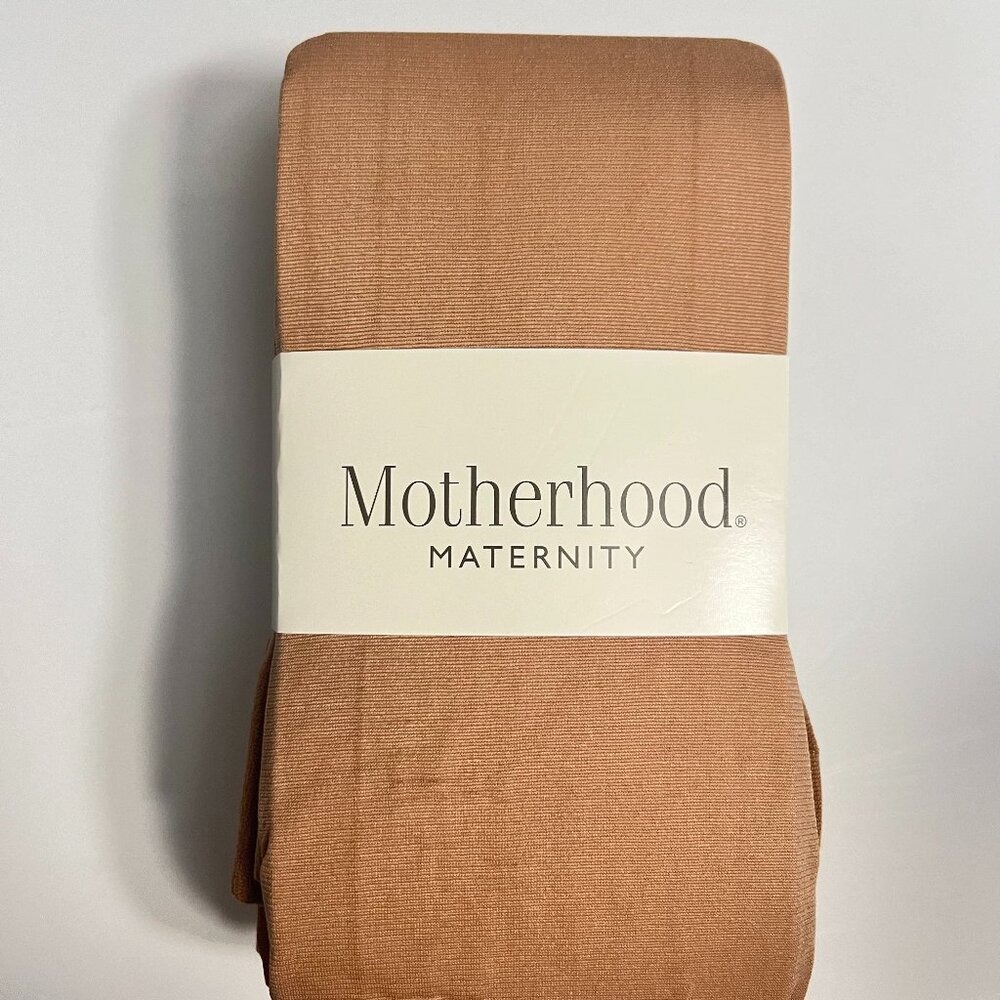 Motherhood Maternity Women's Beige Full Toe Pull-On Shaper Tights Size A